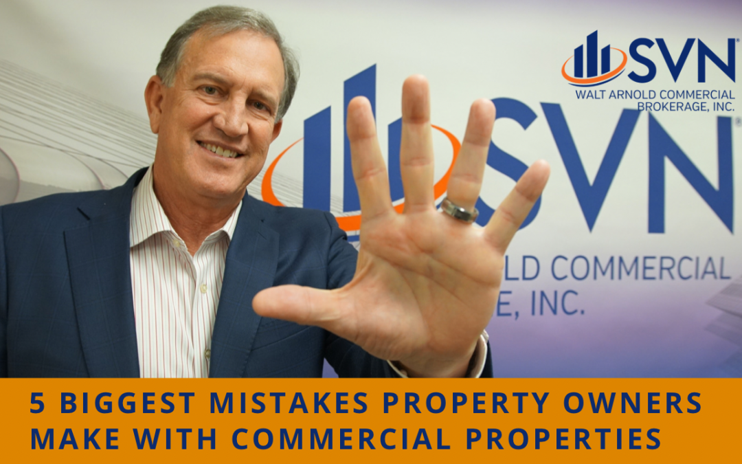 5 mistakes property owners make with commercial real estate investments